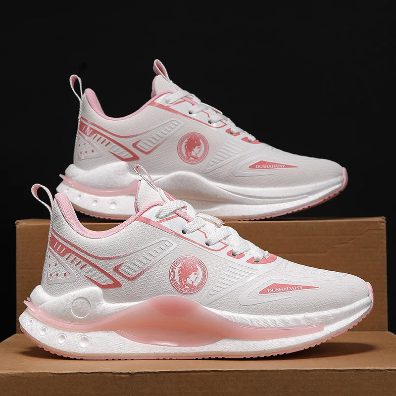 Fashion casual sports shoes, featuring comfortable foot feel, shock absorption and cushioning, breathable and non-stuffy, anti-s