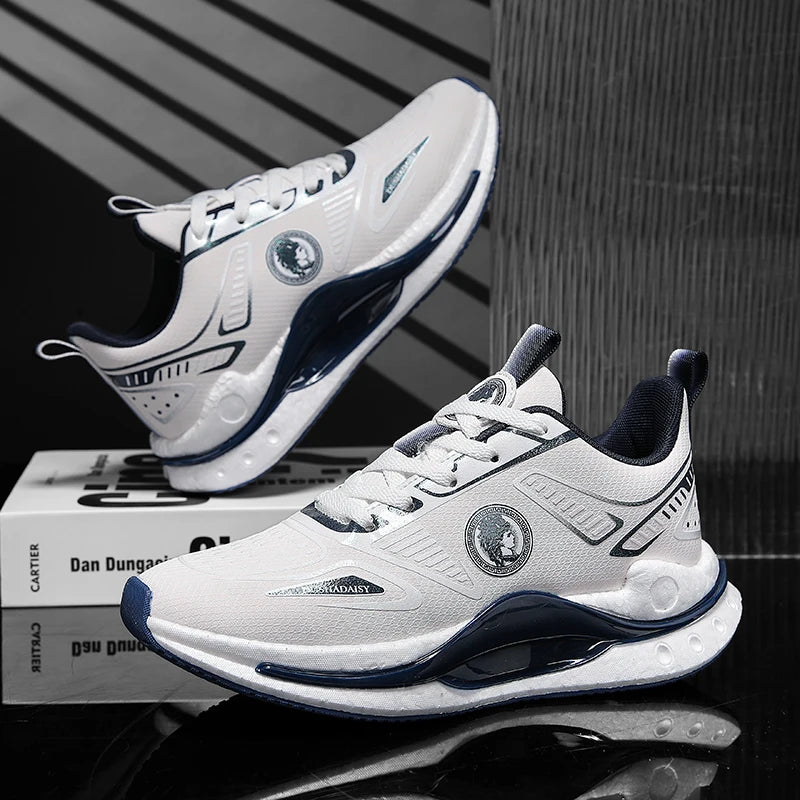 Fashion casual sports shoes, featuring comfortable foot feel, shock absorption and cushioning, breathable and non-stuffy, anti-s