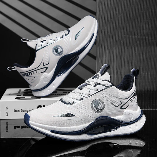 Fashion casual sports shoes, featuring comfortable foot feel, shock absorption and cushioning, breathable and non-stuffy, anti-s