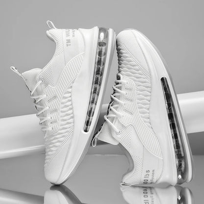 Sports men's shoes - breathable, fashionable, versatile, trendy. Mesh upper, lightweight, soft sole, shock-absorbing. Suitable f