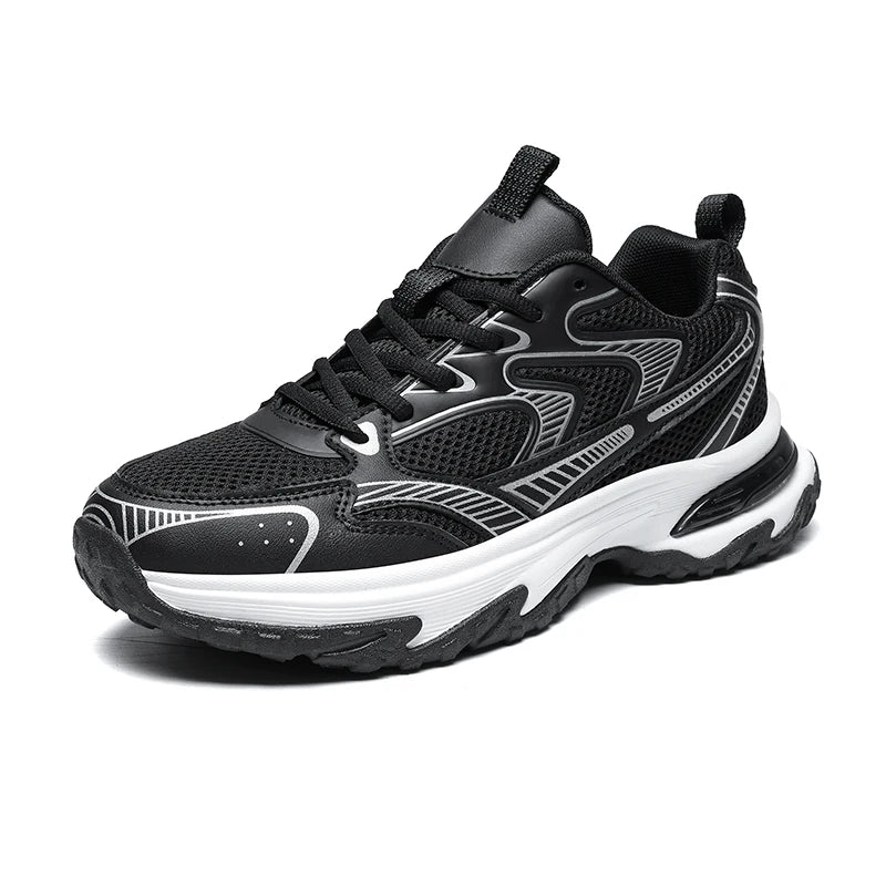 Men's Sports Shoes Breathable Mesh Upper Heightening Thick Bottom Casual Sneakers Shoe Summer Autumn Winter Spring Seasonal Wear