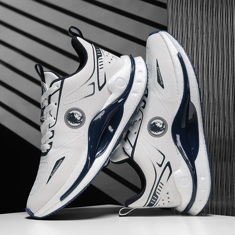 Fashion casual sports shoes, featuring comfortable foot feel, shock absorption and cushioning, breathable and non-stuffy, anti-s