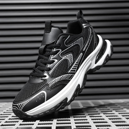 Men's Sports Shoes Breathable Mesh Upper Heightening Thick Bottom Casual Sneakers Shoe Summer Autumn Winter Spring Seasonal Wear