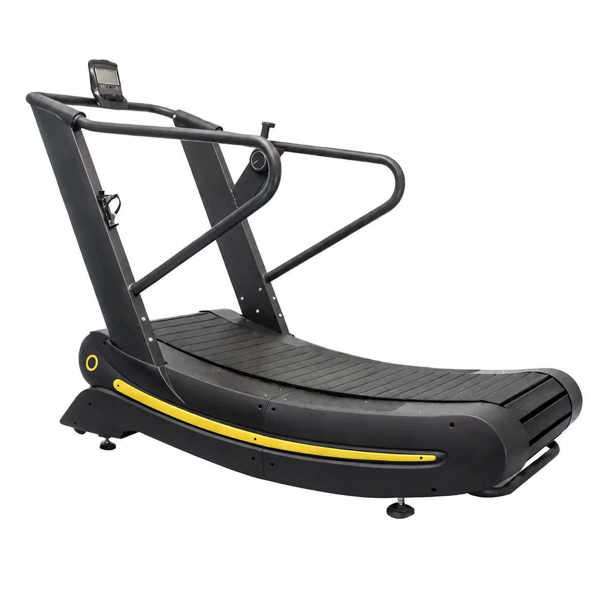 Manual Curved Treadmill Non-Motorized Magnetic Resistance Cardio Running Machine Commercial Home Gym Heavy Duty Workout Gear