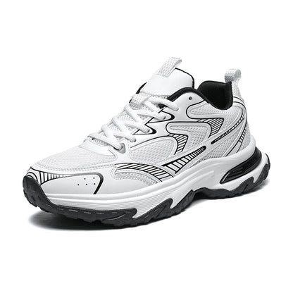Men's Sports Shoes Breathable Mesh Upper Heightening Thick Bottom Casual Sneakers Shoe Summer Autumn Winter Spring Seasonal Wear