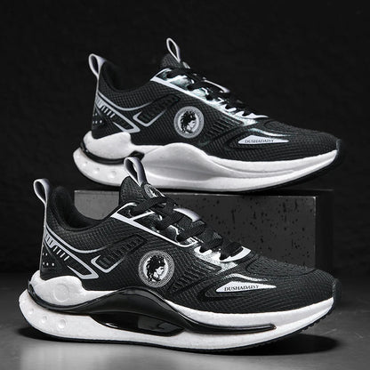 Fashion casual sports shoes, featuring comfortable foot feel, shock absorption and cushioning, breathable and non-stuffy, anti-s