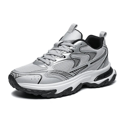 Men's Sports Shoes Breathable Mesh Upper Heightening Thick Bottom Casual Sneakers Shoe Summer Autumn Winter Spring Seasonal Wear